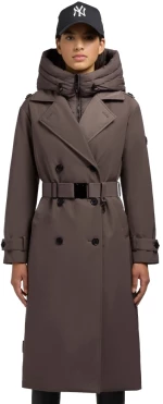 Khujo Woman Coat ELENA CITY TAUPE