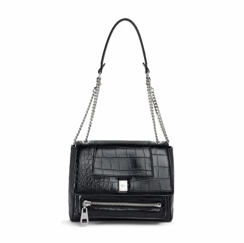 Replay Women Crossbody Bag Crocodile Effect