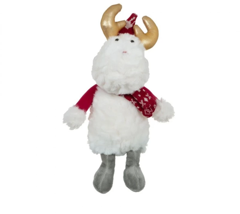 Λούτρινο Manon Des Pres White Santa Deer 30cm BR78766