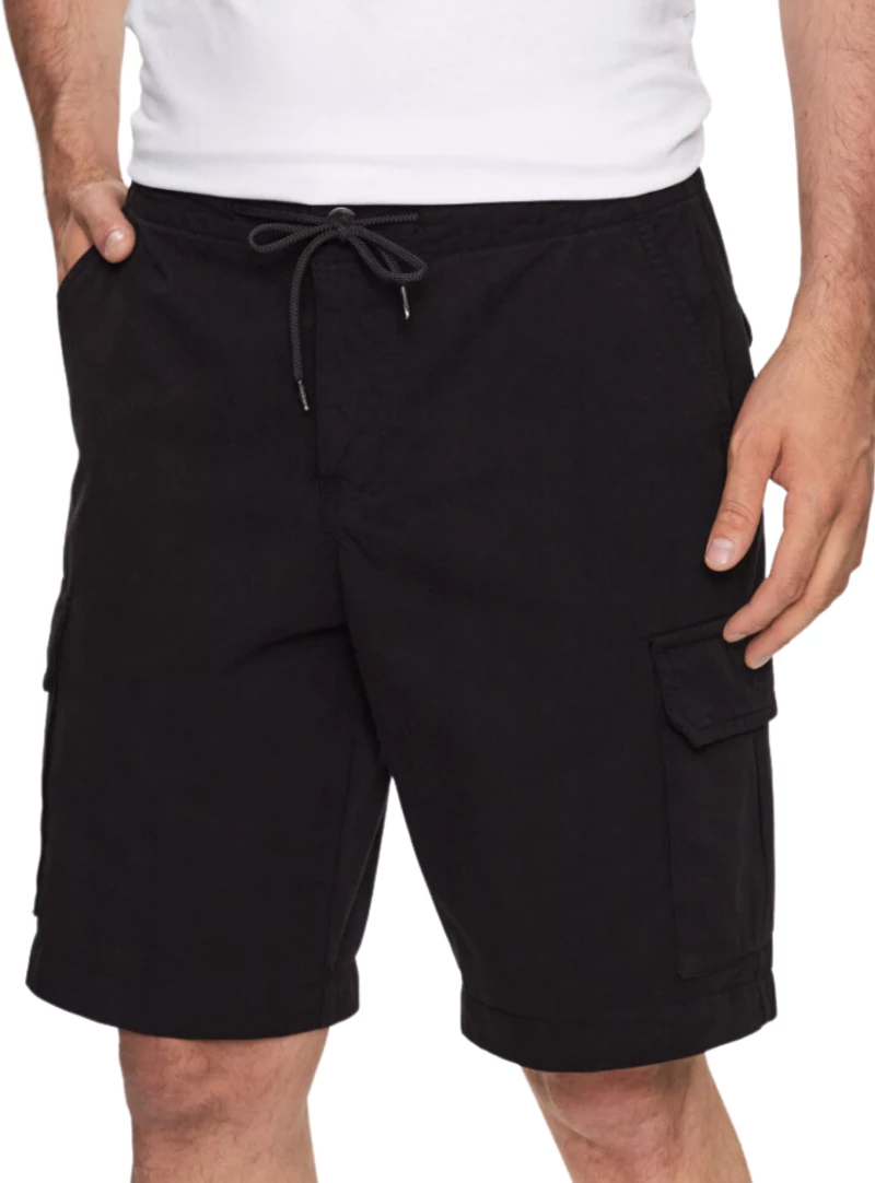 Ανδρική Βερμούδα Cargo Emporio Armani 211835-Μαύρο
