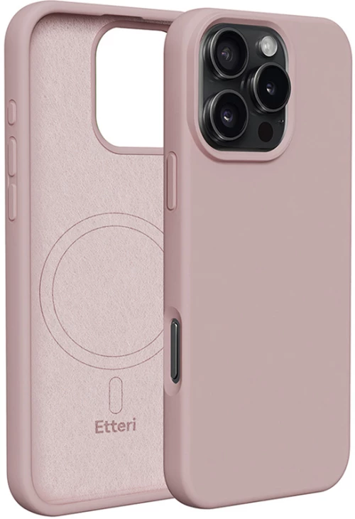 Etteri Θήκη TPU Σιλικόνης Mag Invisible για iPhone Air - Ροζ
