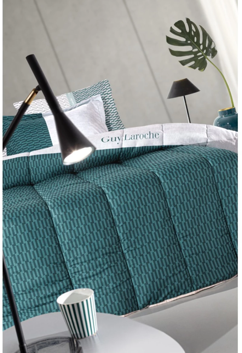 Παπλωματοθήκη Υπέρδιπλη Guy Laroche Status Petrol 225x245