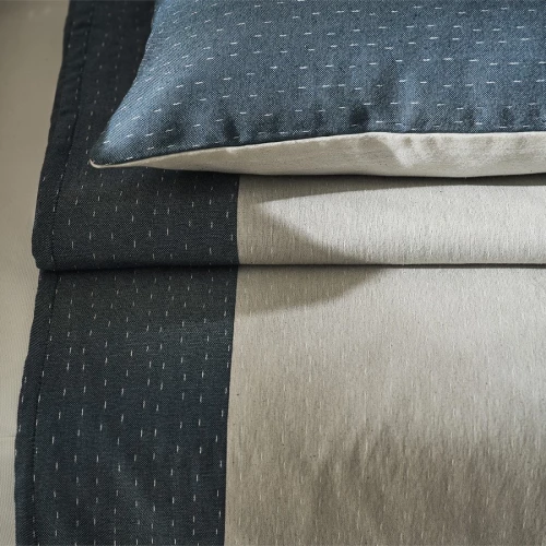 Ριχτάρι Τετραθέσιου Gofis Home Rukia Water Grey/ Ocean Blue 269 170x350