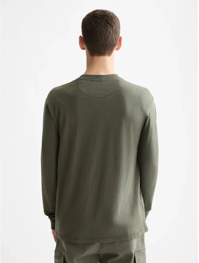 Scotch&Soda Slub Henley Long Sleeve
