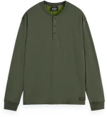Scotch&Soda Slub Henley Long Sleeve