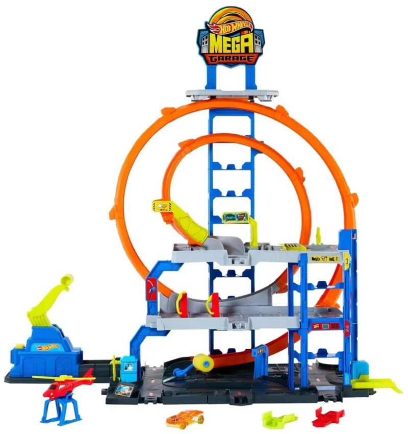 Mattel Hot Wheels Hw City- Mega Γκαραζ Όχημα Παιχνίδι JBM74
