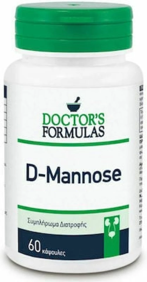 DOCTORS FORMULA D-Mannose Συμπλήρωμα Διατροφή Για Τη Φυσιολογική Λειτουργία Tου Ουροποιητικού Συστήματος 30 Κάψουλες
