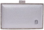 Τσάντα φάκελος clutch CK-6052 - Ασημί Bag to Bag