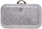 Τσάντα φάκελος clutch CK-6059 - Ασημί Bag to Bag