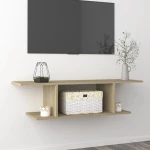 vidaXL Έπιπλο Τηλεόρασης Κρεμαστό Sonoma Δρυς 103 x 30 x 26,5 εκ.