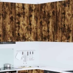 vidaXL Κρεμαστό ντουλάπι Riga Σομόνα Δρυς και Λευκό 57 x 57 x 100 εκ.