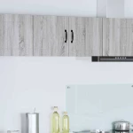 vidaXL Κρεμαστό ντουλάπι κουζίνας Γκρίζο Σονομα 80 x 31 x 40 εκ