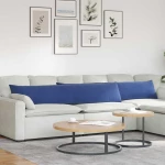 vidaXL Μαξιλάρι Καναπέ 2 pcs Μπλε Αστυνομίας 200 x 40 εκ.