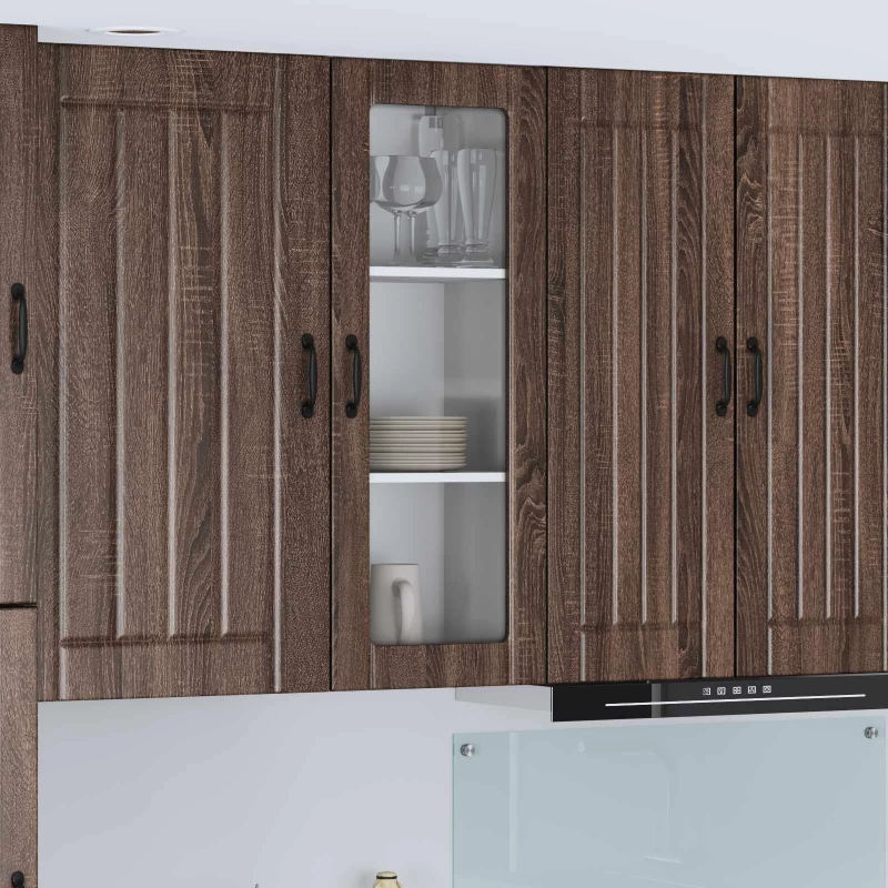 vidaXL Ντουλάπα Κουζίνας Καφέ δρυς 40 x 31 x 100 εκ.