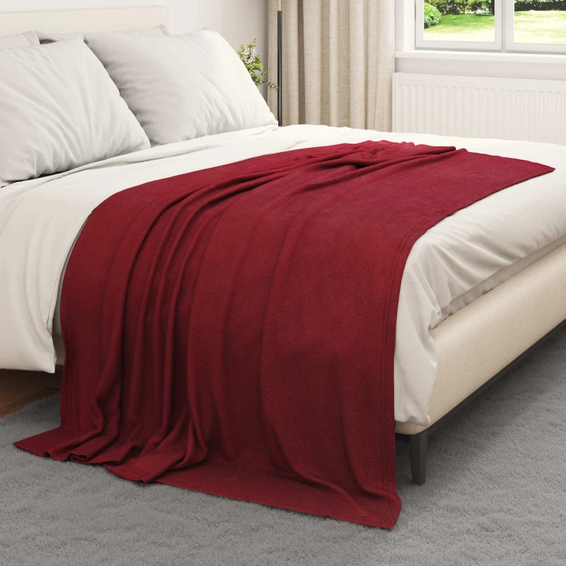 vidaXL Ριχτάρια 6 pcs Βεραμάν Κόκκινο 200 x 150 cm Μαλλί