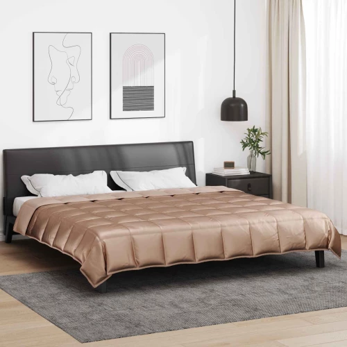 vidaXL Καλοκαιρινό Παπλωματοθήκη Χρυσό 220 x 260 cm