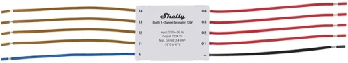 Shelly 4-Channel Decoupler 230V