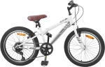 vidaXL Ορεινό Ποδήλατο 20 ίντσες 6-Speed για παιδιά 5-8 ετών Λευκό