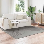 vidaXL Χαλιά χώρου τετράγωνο Γκρι 200 x 200 cm