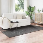 vidaXL Χαλιά χώρου Ορθογώνιος Ανθρακί 230 x 160 εκ