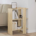 vidaXL Ράφι Βιβλίων Δρύς Sonoma 52 x 25 x 71,5 εκ Επεξεργασμένο ξύλο