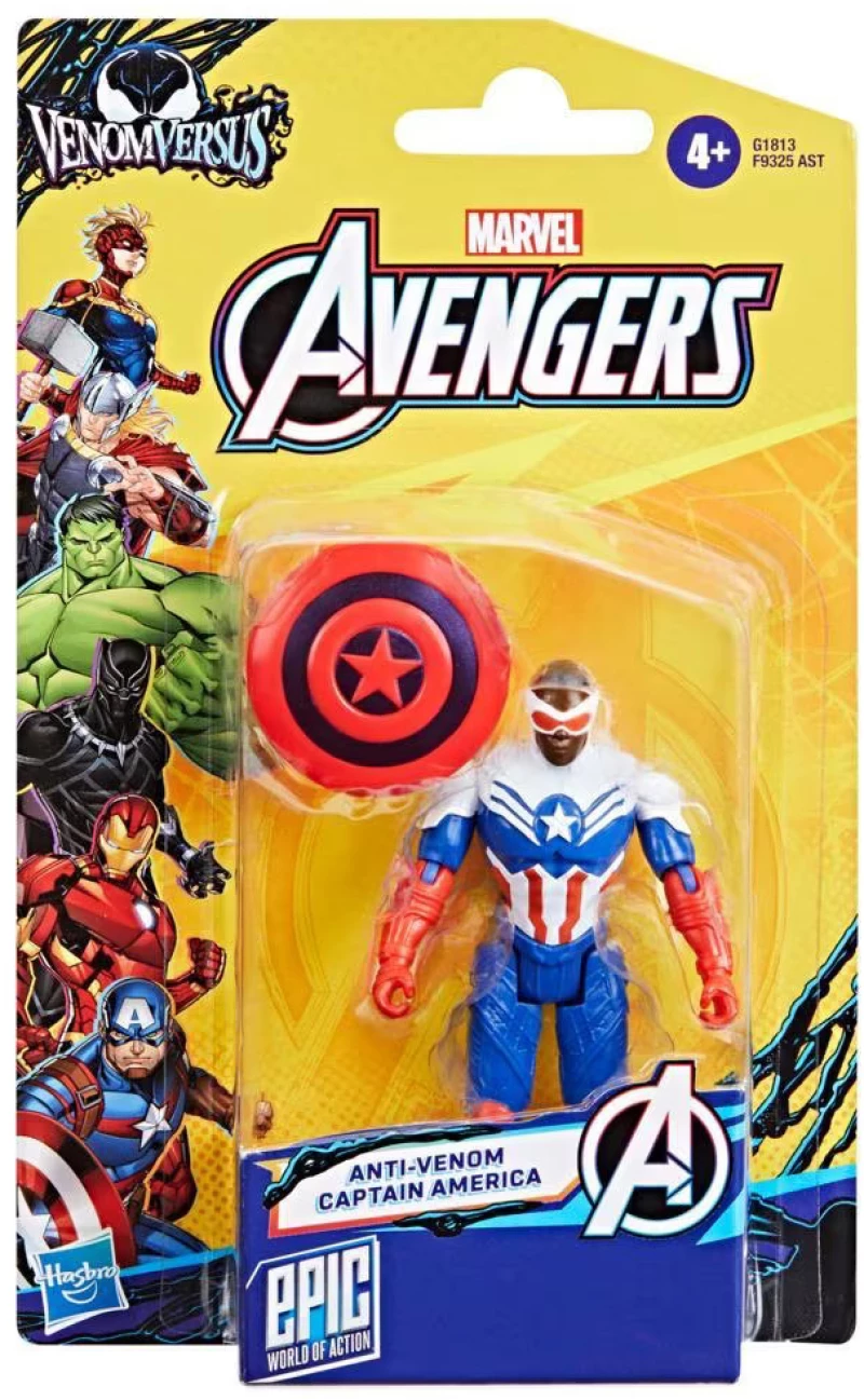 AVENGERS VENOM VERSUS  ΦΙΓΟΥΡΑ ANTI-VENOM CAPTAIN AMERICA (#G1813)
