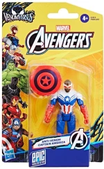 AVENGERS VENOM VERSUS  ΦΙΓΟΥΡΑ ANTI-VENOM CAPTAIN AMERICA (#G1813)