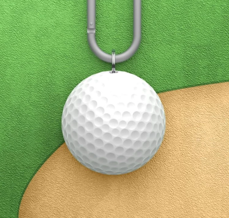 Θήκη AirTag 2 / 1 Elago Ball Series Golf Case Premium Σιλικόνης με Μπρελόκ - Golf (EAT2-BALL-GOLF)