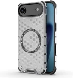 Θήκη iPhone Air Techsuit HoneyComb Shield Σκληρή Ημιδιάφανη με MagSafe - White (5949419290204)
