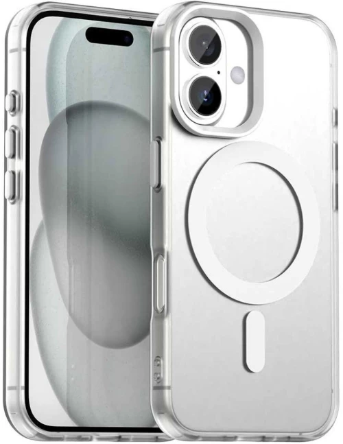 Θήκη iPhone 17 Techsuit CandyCase Σκληρή Ημιδιάφανη με MagSafe - White (5949419313408)