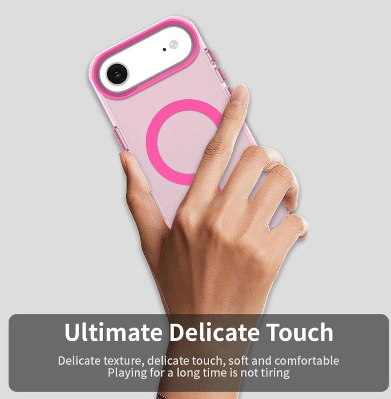 Θήκη iPhone Air Techsuit CandyCase Σκληρή Ημιδιάφανη με MagSafe - Pink (5949419313248)