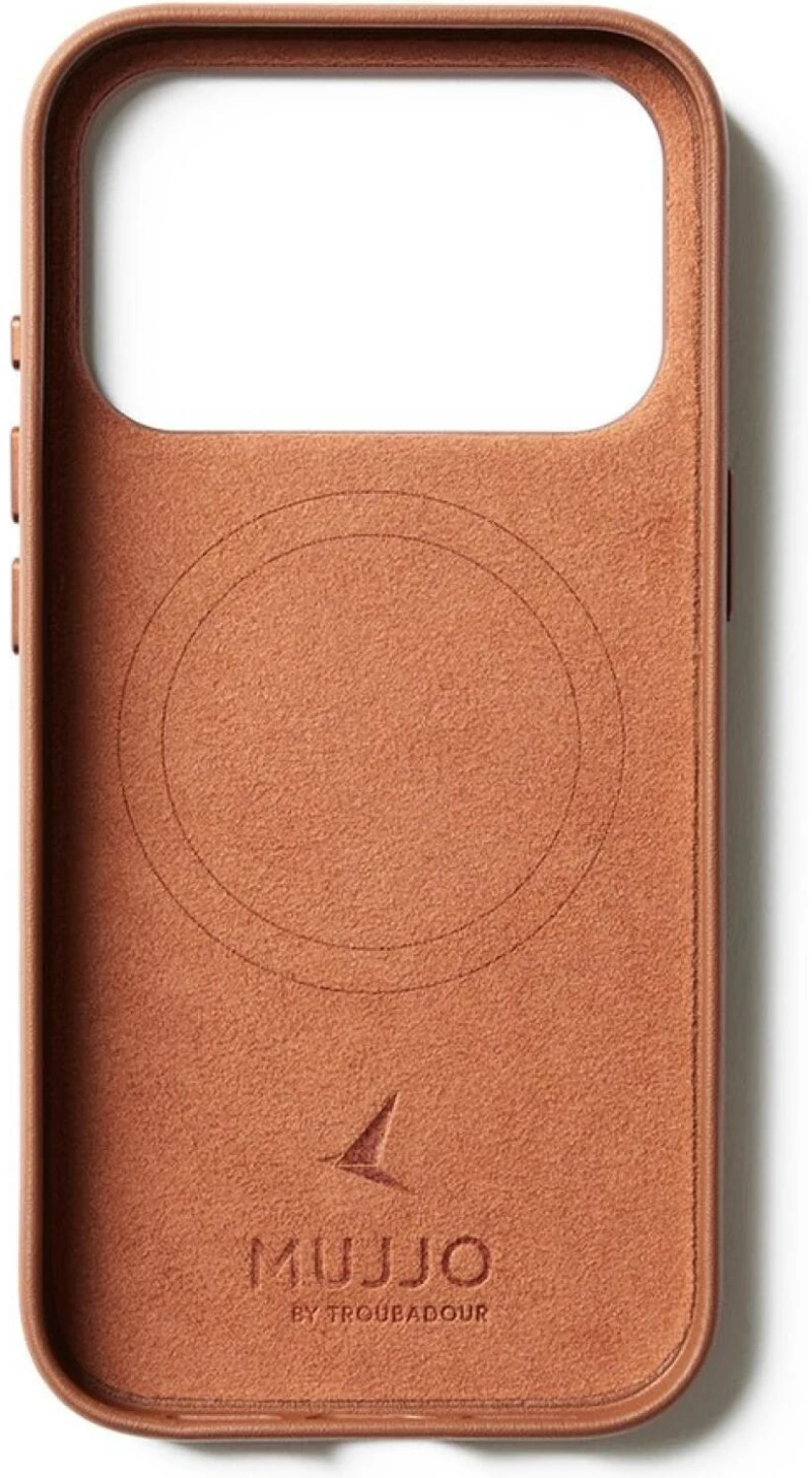 Θήκη iPhone 17 Pro MUJJO by Troubadour Full Leather Case Δερμάτινη με MagSafe - Tan (MUJJO-CL-061-TN)