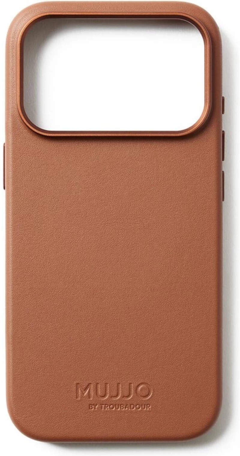 Θήκη iPhone 17 Pro MUJJO by Troubadour Full Leather Case Δερμάτινη με MagSafe - Tan (MUJJO-CL-061-TN)