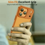 Θήκη iPhone 17 Pro Max Tech-Protect MagMat Σκληρή Ημιδιάφανη - Matte Cosmic Orange (5906302333998)