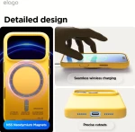 Θήκη iPhone 17 Pro Elago Magnetic Silicone Case Premium Σιλικόνης με MagSafe - Sunshine (ES17MSSC63PRO-SUN)