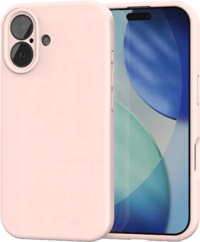 Θήκη iPhone 16 Spacecase Silicone Mag Case Σιλικόνης με MagSafe - Baby Pink (5905719137960)