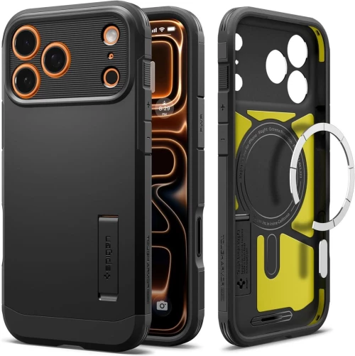 Θήκη iPhone 17 Pro Max Spigen Tough Armor T MagFit Ανθεκτική με Κάλυμμα για Camera Control & MagSafe - Black (ACS10297)