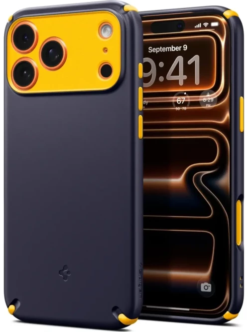 Θήκη iPhone 17 Pro Spigen Nano Pop Hybrid MagFit Ανθεκτική Σκληρή με MagSafe - Blueberry Navy (ACS11149)