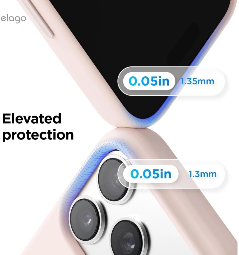 Θήκη iPhone 17 Pro Elago Magnetic Silicone Case Premium Σιλικόνης με MagSafe - Light Pink (ES17MSSC63PRO-LPK)