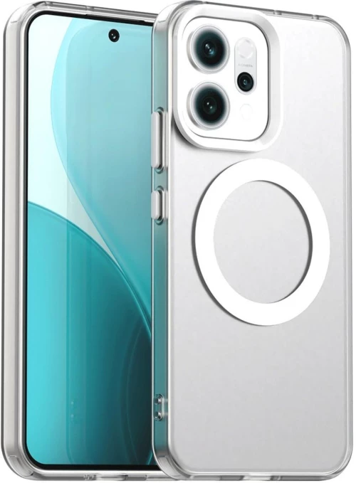 Θήκη Oppo Reno14 Techsuit CandyCase Σκληρή Ημιδιάφανη με MagSafe - White (5949419349360)