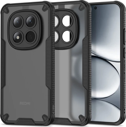 Θήκη Xiaomi Redmi Note 15 Pro 5G Tech-Protect Rugged Shield Σκληρή Ημιδιάφανη - Matte Black (5906302353033)