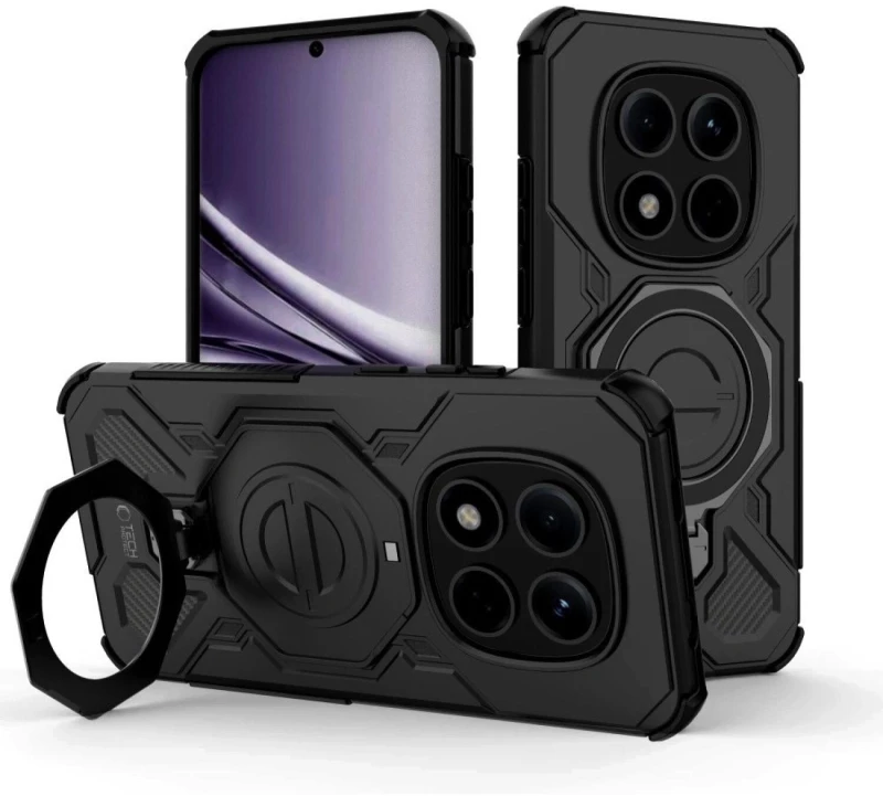 Θήκη Xiaomi Redmi Note 15 Pro Plus / Poco M8 Pro Tech-Protect TacticStand Σκληρή με MagSafe & KickStand - Matte Black (5906302352968)