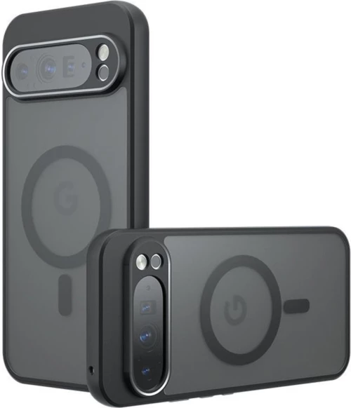 Θήκη Google Pixel 9 Pro XL Techsuit PureFrost Σκληρή Ημιδιάφανη με MagSafe - Frosted Black (5949419320093)