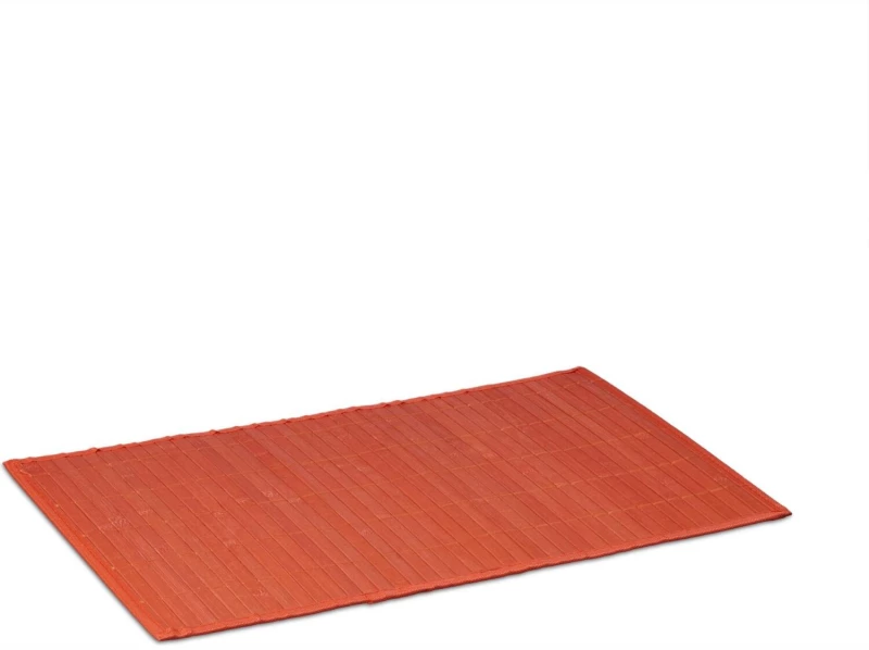 Σουπλά Relaxdays Set of 6 Rectangular Bamboo Placemats από Μπαμπού 45 x 30 cm 6 Τεμάχια - Red (10020505_47)