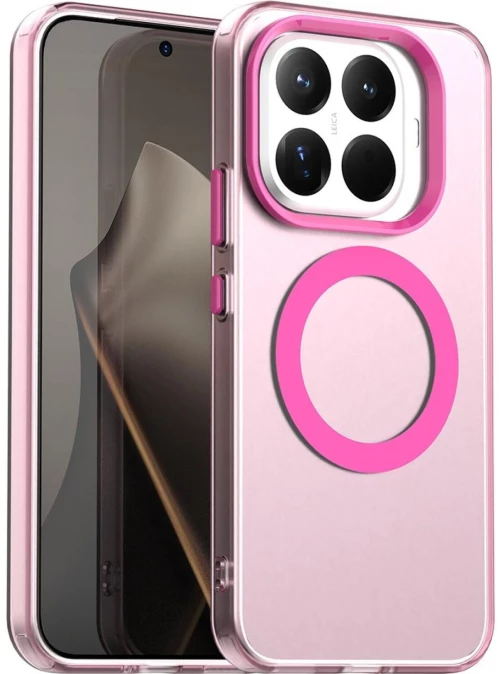 Θήκη Xiaomi 15T Pro Techsuit CandyCase Σκληρή Ημιδιάφανη με MagSafe - Pink (5949419344723)