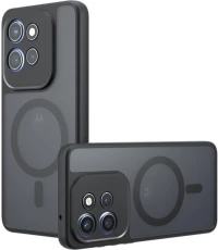 Θήκη Motorola Edge 60 Neo / Edge 50 Neo / ThinkPhone 25 Techsuit PureFrost Σκληρή Ημιδιάφανη με MagSafe - Frosted Black (5949419348721)