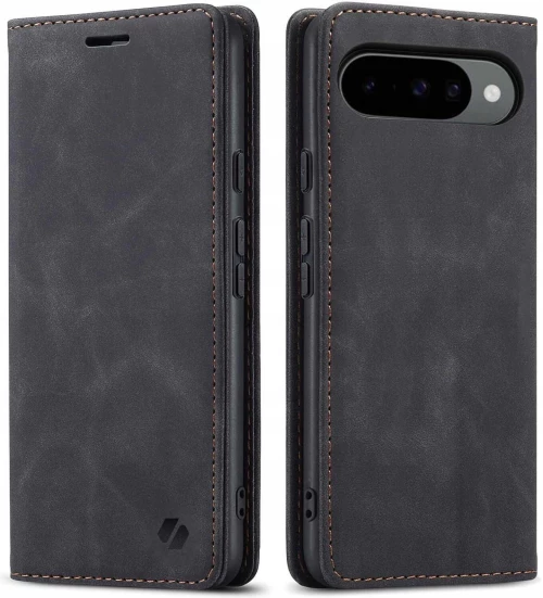 Θήκη Google Pixel 10 / 10 Pro Spacecase Wallet Πορτοφόλι - Black (5905719130732)