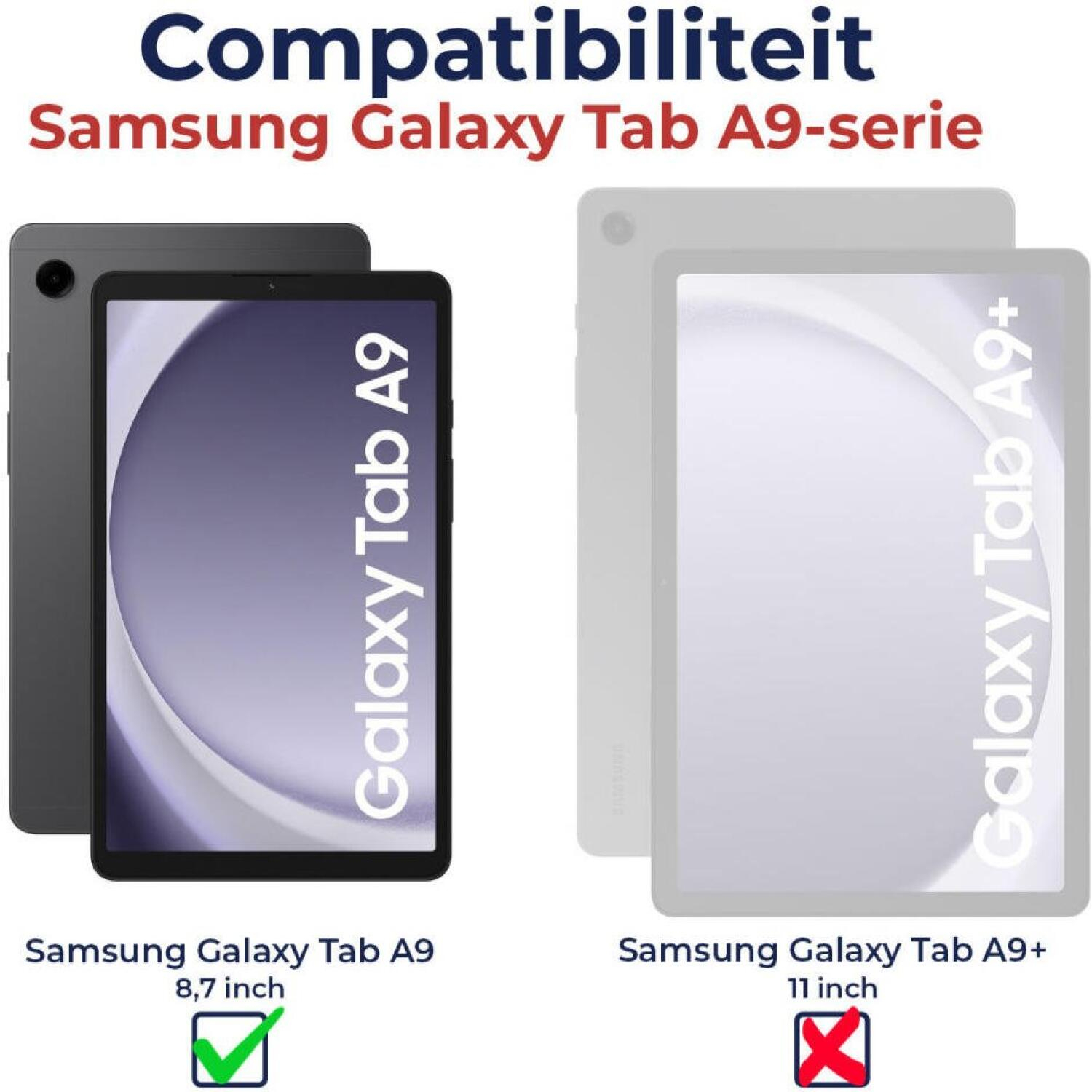 Θήκη Samsung Galaxy Tab A9 8.7" X110 / X115 Rosso Element PU με Υποδοχή για Γραφίδα - Brown (8719246418921)