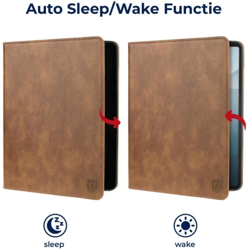 Θήκη Samsung Galaxy Tab A9 8.7" X110 / X115 Rosso Element PU με Υποδοχή για Γραφίδα - Brown (8719246418921)