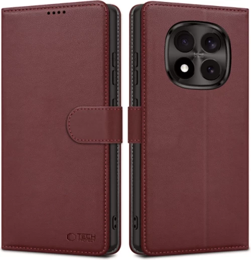 Θήκη Xiaomi Redmi Note 15 Pro 5G Tech-Protect Wallet Πορτοφόλι - Mulberry (5906302352913)